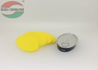 Το κίτρινο ωοειδές PP πλαστικό καπάκι μη χυσιμάτων για τα εύκολα φρούτα ανοικτών τελών μπορεί