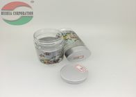 Food Grade Wide-mouth Clear Plastic Cylinder For Chocolate / Plastic Tube Packaging