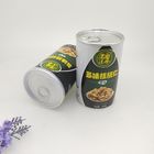 Walnut Packaging Paper Composite Cans 100g / Cardboard Tube Containers