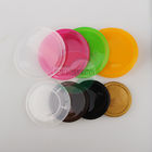 Διαφορετικό πλαστικό καπάκι βαθμού τροφίμων κάλυψης PE χρώματος για τα δοχεία εγγράφου