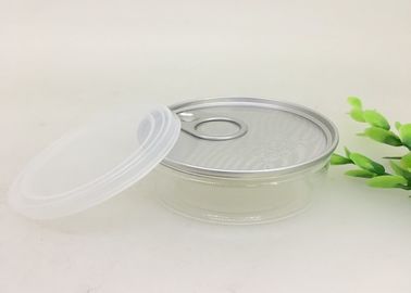 100ml Pet Easy Open Packaging Herb Food Can Round Jar ISO9001 SGS FDA QS