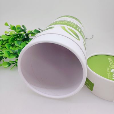 Round Cardboard Paper Tube Packaging Custom Size