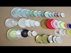 Αεροστεγνή ασημένια κονσέρβα με καπάκι εύκολη ανοιχτή άκρη, 0,21 έως 0,23 mm πάχος