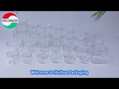 Διαφανή πλαστική εύκολα ανοιχτή κονσέρβα/φιάλα