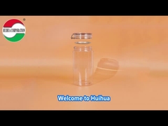 Διαφανείς κονσέρβες PET σφραγισμένες πλαστικές φιάλες