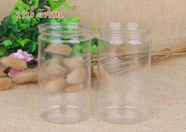 375ml Durable Clear Plastic Cylinder Anti - Oil Anti - Oxygen For Cookies