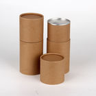 OEM Custom Airtight Tea Coffee Paper Canister Packaging Zip Top