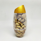 Μικρό καραμελών καρυδιών τροφίμων βαθμού βάζο συσκευασίας της PET πλαστικό με το λαϊκό τοπ καπάκι