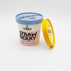 Σωληνάρια δοχείων παγωτού γιαουρτιού γιαούρτι συσκευασίας 24 oz Χάρτινης χρήσης Κύπελλο Παγωτού