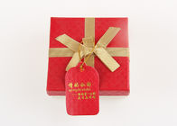 Κόκκινα παρόντα κιβώτια δώρων χαρτονιού Packaing για το ρολόι/τη σοκολάτα/το περιδέραιο