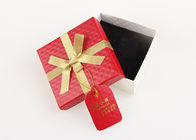 Κόκκινα παρόντα κιβώτια δώρων χαρτονιού Packaing για το ρολόι/τη σοκολάτα/το περιδέραιο