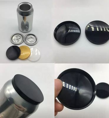 Customized PE Plastic Lid For Pop Can 53mm Soft Drink Can Plastic Cover lid