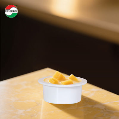 6oz Customize Logo Greek Yogurt Cups Single Wall Plastic Small Size Fruit Ice Cream Cups Lids PP Material For Snacks Chocolate