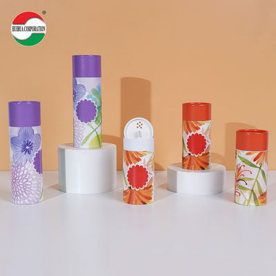 Good Quality HUIHUA Packing OEM Customized Paper Tube Paper Box with Switch Cover Shake Top for Powder Pepper