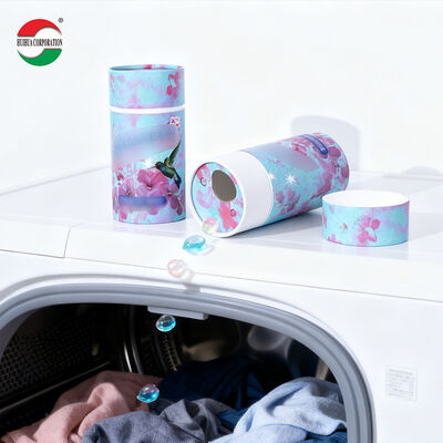 Custom Printed Empty Biodegradable Wholesale Eco Friendly Recycled Round Kraft Cardboard Luxury Cylinder Paper Tube Packaging