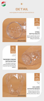 New Product Hat-Shaped Lid PET Can Plasticbottle Food Grade Wide Mouth Cans Hot Sale Factory Made