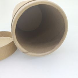 Biodegradable Full Kraft Paper Tubes Embossing Logo For Tea / Dried Food