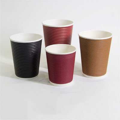 Corrugated Paper Takeaway Coffee Cup