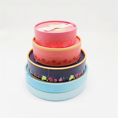 T - Shirt Clothes Skincare Paper Cans Packaging Round Cardboard Apparel Paper Boxes