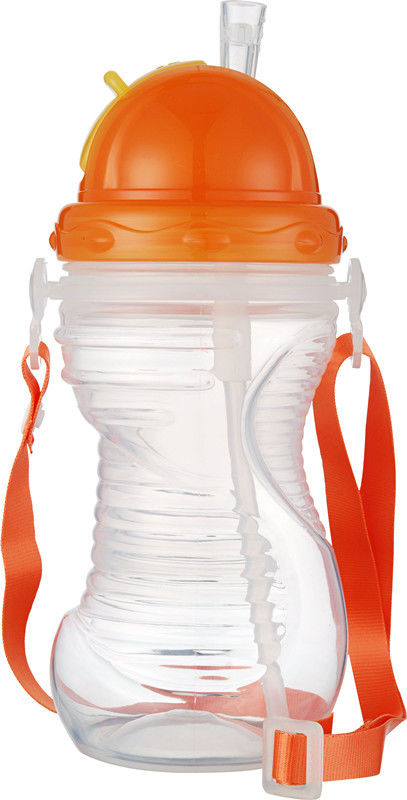 Προσαρμοσμένο πλαστικό μπουκάλι σίτισης νερού γάλακτος μωρών με το άχυρο ΚΑΠ