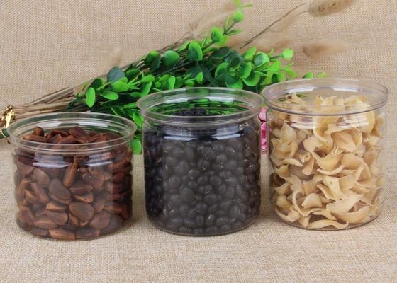 Τροφίμων σαφές πλαστικό συσκευάζοντας μεταλλικό κουτί καραμελών της Pet σωλήνων επαγγελματικό στρογγυλό