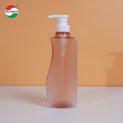 Διαφανή PET Βάζα Για Σαμπουάν Αφρόλουτρο 500ml Πλαστικό Μπουκάλι Με Αντλία Πιέσεως Καπάκι Διαθέσιμη Προσαρμοσμένη Υπηρεσία