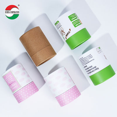 Custom Printed Kraft Cardboard Tube for Loose Powder Packaging