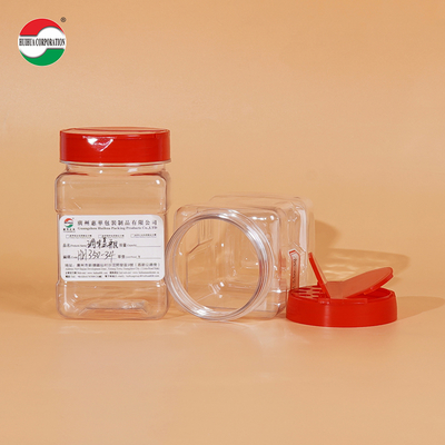 350 ml πλαστικές μπουκάλες για τα κατοικίδια ζώα συσκευασία μπουκάλων για τα κατοικίδια ζώα πλαστικές φιάλες για μπαχαρικά / δοχεία με καπάκι