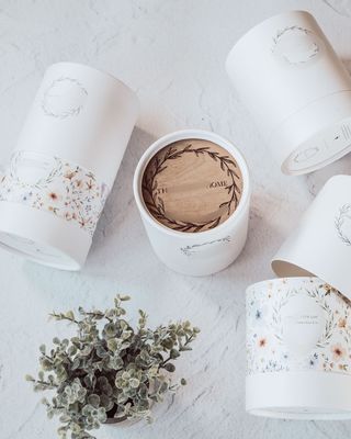 Recyclable Food Grade Paper Tube with Custom Logo for Perfume and Essential Oil Packaging