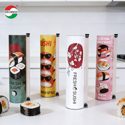 Νέο σχεδιασμό Περιβαλλοντικά φιλικό Custom Printed Food Grade Pop Push Sushi Ανακυκλωμένα υλικά χαρτιού για χονδρικό λιανικό εμπόριο