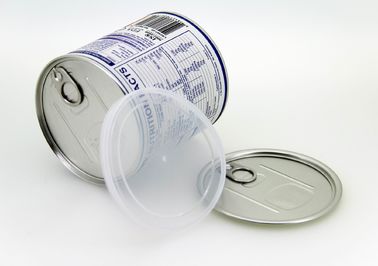 CMYK 4 color offset printing Paper Composite Cans For Baby Foods , Easy Open Lid