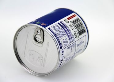 CMYK 4 color offset printing Paper Composite Cans For Baby Foods , Easy Open Lid