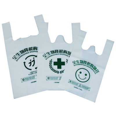 PLA γίνοντα Cornstarch 100% βιοδιασπάσιμο λιπασματοποιήσιμο σχέδιο λογότυπων πλαστικών τσαντών