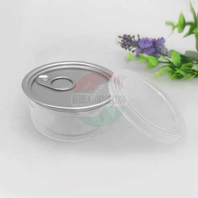 100ML σαφής της Pet βάζων ασφαλής για τα παιδιά καραμελών 3.5G συσκευασία δοχείων λουλουδιών ζιζανίων πλαστική
